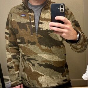 Patagonia Better Sweater Brown and Tan Fleece Pullover